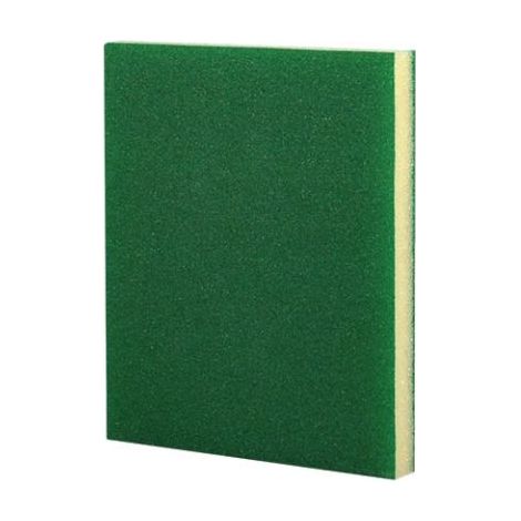 Éponge Abrasive Verte 120x98x13 mm Grain P600/800/1000 pour Carrosserie (1/3)