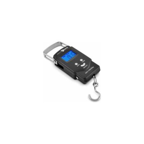Digitale Hänge-Angelwaage von South Bend mit Maßband und hintergrundbeleuchtetem LCD-Display, maximale Wiegekapazität 50 kg (Batterien enthalten). – Crezuo (1/4)