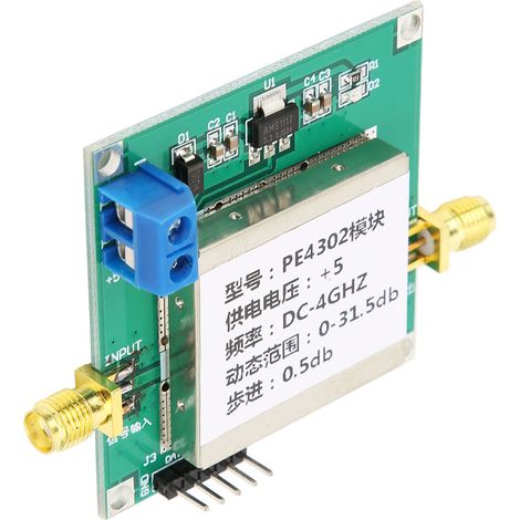 Module atténuateur RF numérique PE4302, module à linéarité élevée de 0,5 dB (1/5)