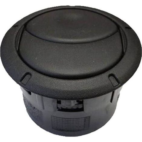 Grille de ventilation - KZQ - 8200212480 - Volets orientables 360° - Installation facile - Plastique ABS noir (1/5)
