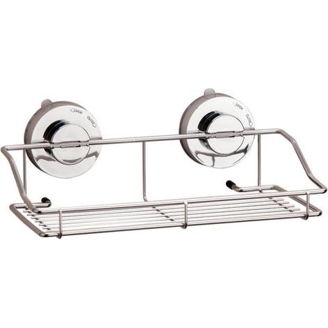 Jetcco Acier Inoxydable Sucker Organisateur Plateau Salle De Bains Mur Éponges Panier De Rangement Cuisine Savon Porte-Serviette (1/4)