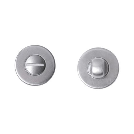 CHIUSURA PRIVACY ROSETTA TONDA CROM SAT- 5,0 pz