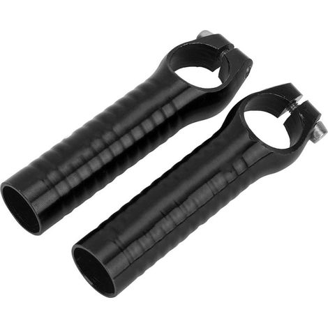 Paar Lenkergriffe aus 7075 Aluminiumlegierung für Rennräder und Mountainbikes, schwarz (1/5)