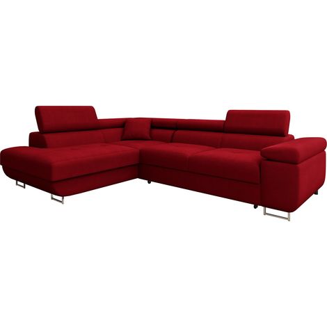 Canapé d'angle Comfivo Vinetum I, Venus Velvet 2926, Disponible, 274x203x70cm, 0 (1/5)