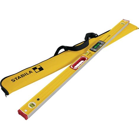 Stabila Elektronik-Wasserwaage TECH 196 DL Kalibrationsfrei, IP 67, 23 cm-183 cm, Ausführung: TECH 196 DL, 122 cm