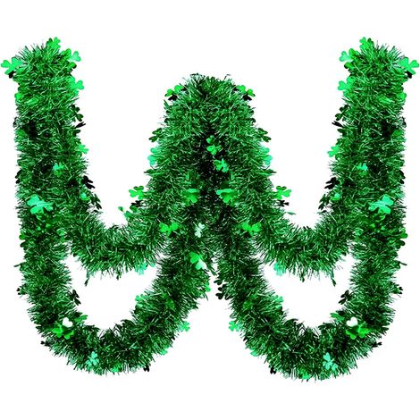 Guirlande Métallique - Guirlande Décorative Verte - Pour Porte D'Entrée Intérieure Ou Extérieure - Idéale Pour Décoration Printemps Été Fêtes - 1 Pièce (1/5)