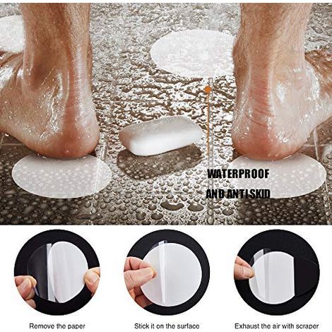 Rutschfeste Badaufkleber für Badezimmer, Dusche, Badematte (1/5)