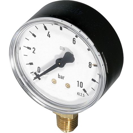Resideo Manometro M39M G 1/4, 63mm, inferiore, divisione 0-16bar, M39M-A16