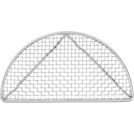 Grille de refroidissement en acier inoxydable, demi-cercle 18 cm, compatible four pour la cuisson, le rôtissage et le grillage (1/5)