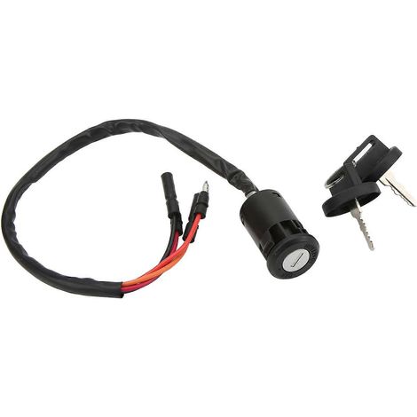 Contacteur d'allumage pour VTT avec 2 clés, remplacement robuste pour TRX300FW FOURTRAX 1990-2000 (1/5)