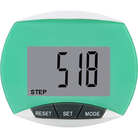 Podomètre compteur de pas avec clip ceinture, podomètre multifonctionnel avec écran LCD, accessoire de fitness (1/5)