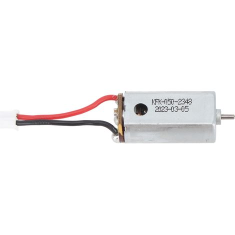 Moteur d'hélicoptère radiocommandé en alliage d'aluminium, bonne dissipation thermique, haute résistance, couleur argent, pour WLToys XK K200