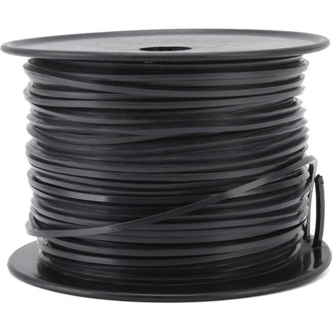 Fil de coupe-bordures carré de 3,3 mm (0,13 po) en nylon noir haute efficacité, compatible avec les débroussailleuses Husqvarna, 100 m (328,1 pi) (1/5)