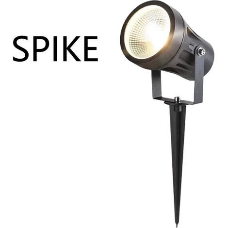 (Blanc naturel 4000K - Type à pointe) Lampes LED d'extérieur étanches IP65 pour jardin et pelouse, 5W, 10W, 15W, éclairage paysager, allées et arbres, AC85-265V (1/5)