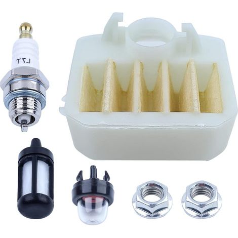 Kit d'entretien compatible, pour tronçonneuses Husqvarna 340 345 346 Xp 350 351 353, 537024001 537024002 537024003 (1/5)