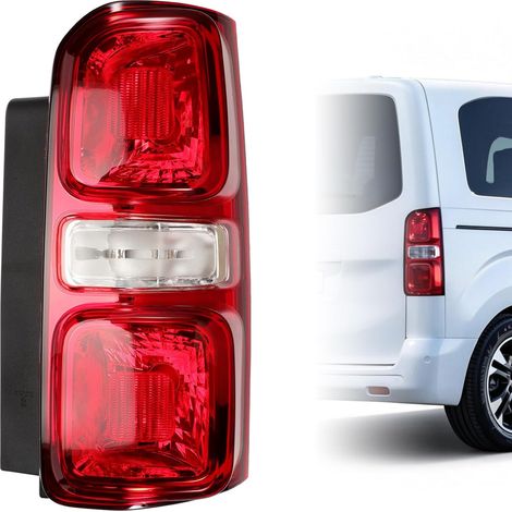 Feu arrière droit pour Jumpy Dispatch Vivaro Zafira Life Expert Traveller Proace Verso Scudo 9808243080 Feu arrière sans support de lampe SU001A4080 968311548000002 (1/5)
