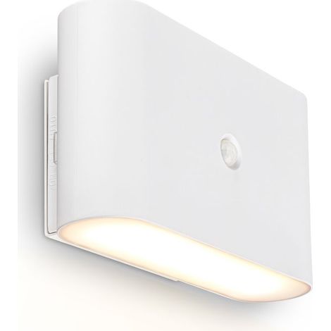 LED Wandleuchte Wandlampe ohne Stromanschluss Bewegungsmelder Akku ohne Bohren