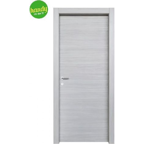 Porta battente Naddeo Mara 80 x 210 cm olmo cenere