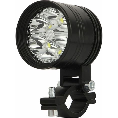 1 pièces Super lumineux blanc moto LED projecteur phare étanche Spot tête lampe conduite antibrouillard 6000K - 60W (1/5)