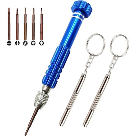 Kit di riparazione per occhiali, set di cacciaviti di precisione multifunzionali 5 in 1 (1/3)