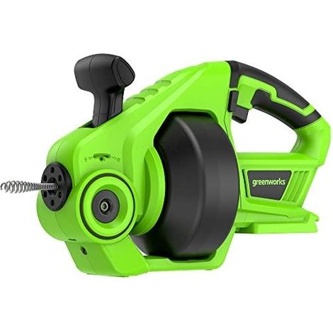 Greenworks G24DA desatascador a batería verde negro gris