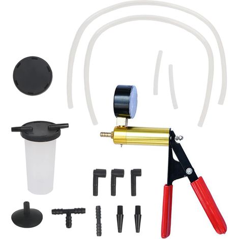 Bremsenentlüftungsschraubenadapter, Bremsenentlüftungsset, handgeführte Kfz-Vakuumpumpe, Brems- und Kupplungsentlüftungssystem, Tragetasche