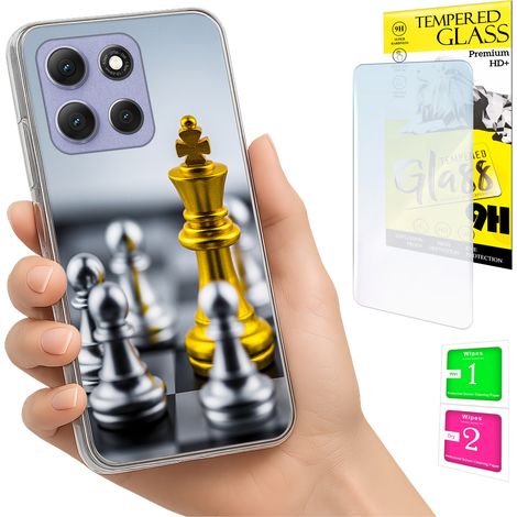 Funda para Motorola Moto G86 Power, carcasa trasera con foto y cristal 9H. (1/5)