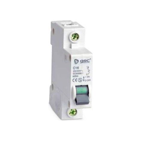 Schmaler Leistungsschalter 1P 10A Kurve C GSC 0403649