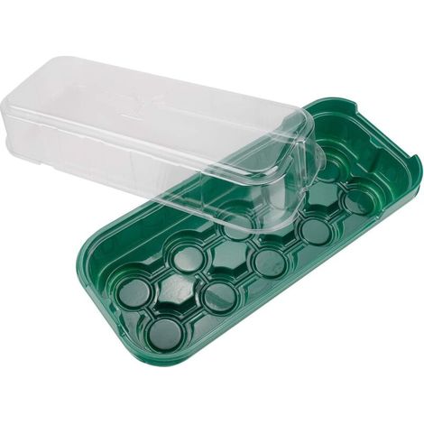 BDD Lot de 6 plateaux de culture robustes pour rebord de fenêtre avec housses de protection pour blocs de culture de 3 à 3,5 mm (non inclus) - Plateaux de culture intérieurs et extérieurs (1/5)