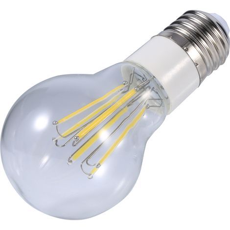 Ampoule filament COB LED E27 12V – 6W – blanc froid – 360° non dimmable (1/5)