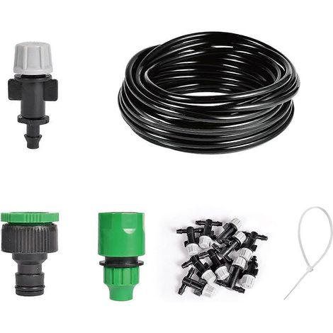 Patio misting mini débit drip irrigation misting refroidissement système (1/5)