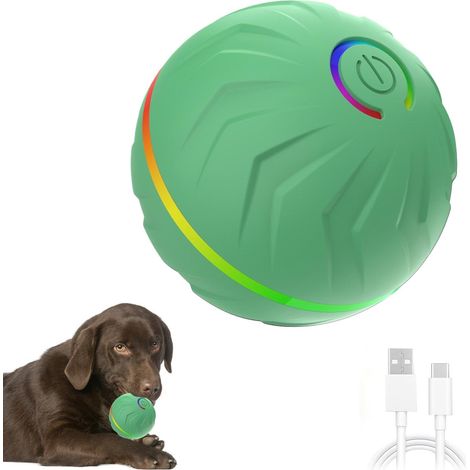 Palla rotolante per cani Palline per cani automatiche: giocattoli divertenti, accessori per animali domestici, arricchimento del benessere del cane, ricaricabili tramite USB, per intrattenere il tuo (1/5)