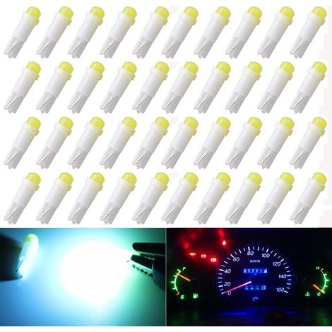 Ampoules blanches pour voiture -  - Tableau de bord, clignotants, groupe d'instruments, voyant de la jauge - 1 W, 12 V