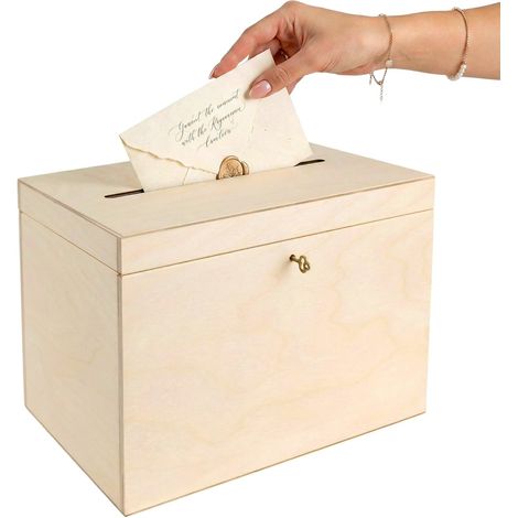 Creative Deco Scatola portabuste matrimonio 29 x 20 x 22 cm