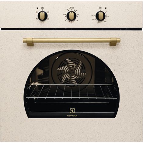 Electrolux ROB2201AON Einbau-Multifunktions-Elektrobackofen Kapazität 68 Liter Energieklasse A 5 Programme InfiSpace Aqua Reinigung 60 cm Sand (1/4)