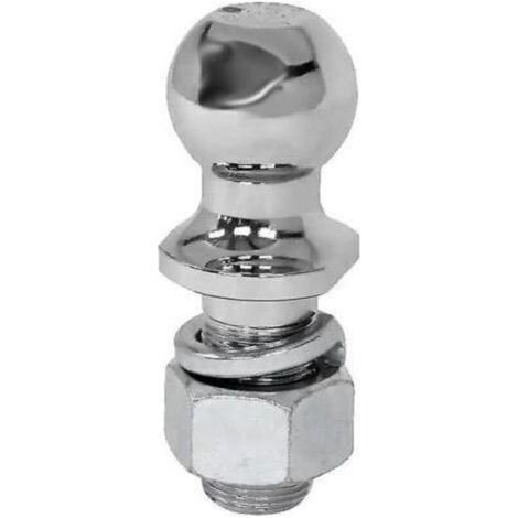 Boule de remorquage de montage d'attelage chromée capacité de 50mm de diamètre pièces de remorque accessoires de rv Accessoires pour remorque