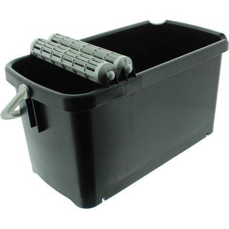 Waschsystem MAXIMO ll SET 1 mit Kunststoffhalterung und 2 Lamellenwaschrollen silber