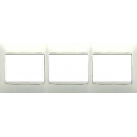 Frame 3 Elemente WEISS mit Zierleiste BJC Coral 21213