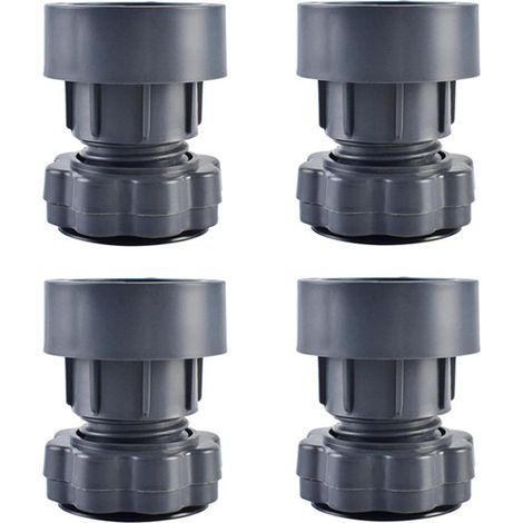 4 Pièces Amortisseur De Vibrations Machine À Laver, Coussin De Pied De Machine À Laver D'amortisseur Anti Vibration Amortissement des Vibrations Et du Bruit pour Les Pieds De Machine À steady (1/5)