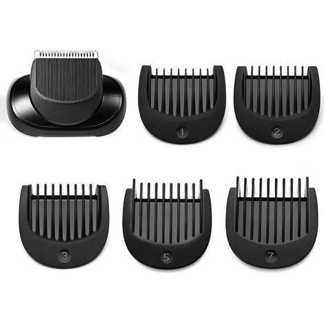 Accessoire de taille de barbe pour rasoirs électriques Braun Series 5, 6 et 7, comprend 5 sabots de guidage. (1/5)