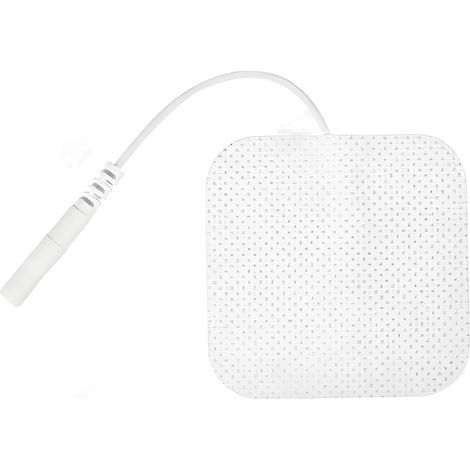 Électrodes de Remplacement 5x5 cm - Lot de 20 Pièces - Ouverture 0,2 cm - Réutilisables - Compatibles avec Électrostimulateurs et Re (1/5)