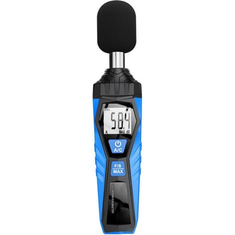 Sonometre Portable - Plage De Mesure 30 A 130 Db - Ponderation A Et C - Affichage Lcd Numerique - Pour Usage Domestique Et Professionnel - 1 Unite (1/5)