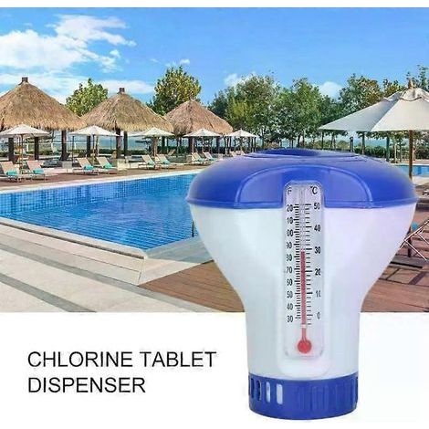 Pastilles de chlore et de brome, distributeur flottant, accessoires pour spa, jacuzzi et piscine (1/4)