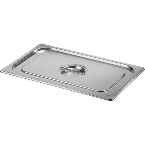 Couvercle GN 1/2 - Inox - Sans découpe - Budget - Saro