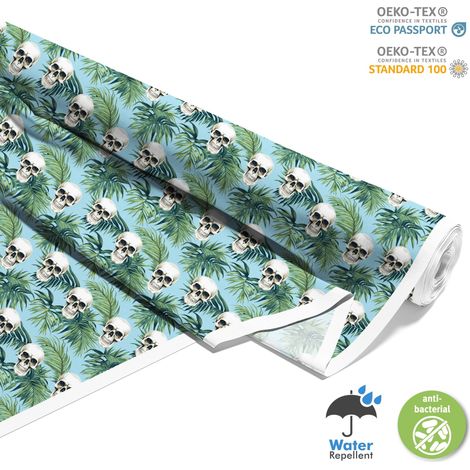 TESSUTI DECORATIVI PER ESTERNI OXFORD - Motivo Teschio I DX4703 (1/5)