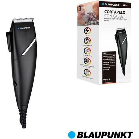 CORTAPELO BLAUPUNKT C/CABLE - MOTOR AC - CUCHILLA TITANIO - ACCESORIOS