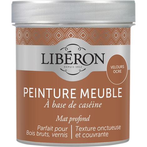 Peinture meuble à base de caséine LIBERON Velours ocre mat 500 ML