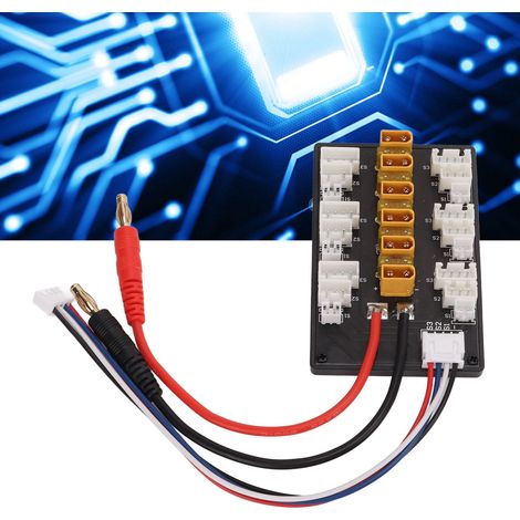 Carte de charge parallèle XT30 avec adaptateur d'équilibrage pour chargeur IMAX B6 (1/5)