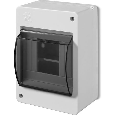 Modularer Verteilerkasten 1x4 Aufputz IP30 mini S-4 mit Rauchschutzabdeckung (N+PE) 2304-11