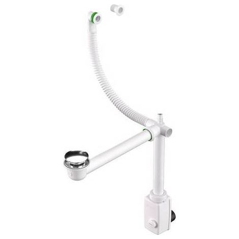 SIPHON POUR LAVABO AVEC BONDE CLICK CLACK D.65 ISIDORO Dimensions : D. 32/40